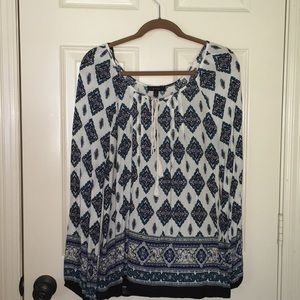 Long sleeve blouse